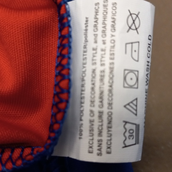 NFL TEAM APPAREL, NY GIANTS, BLUE AND RED SHORTSLEEVE POLO SHIRT - Picture 4 of 10